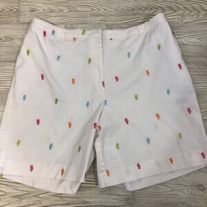 David Brooks Embroidered Golf Bag Shorts